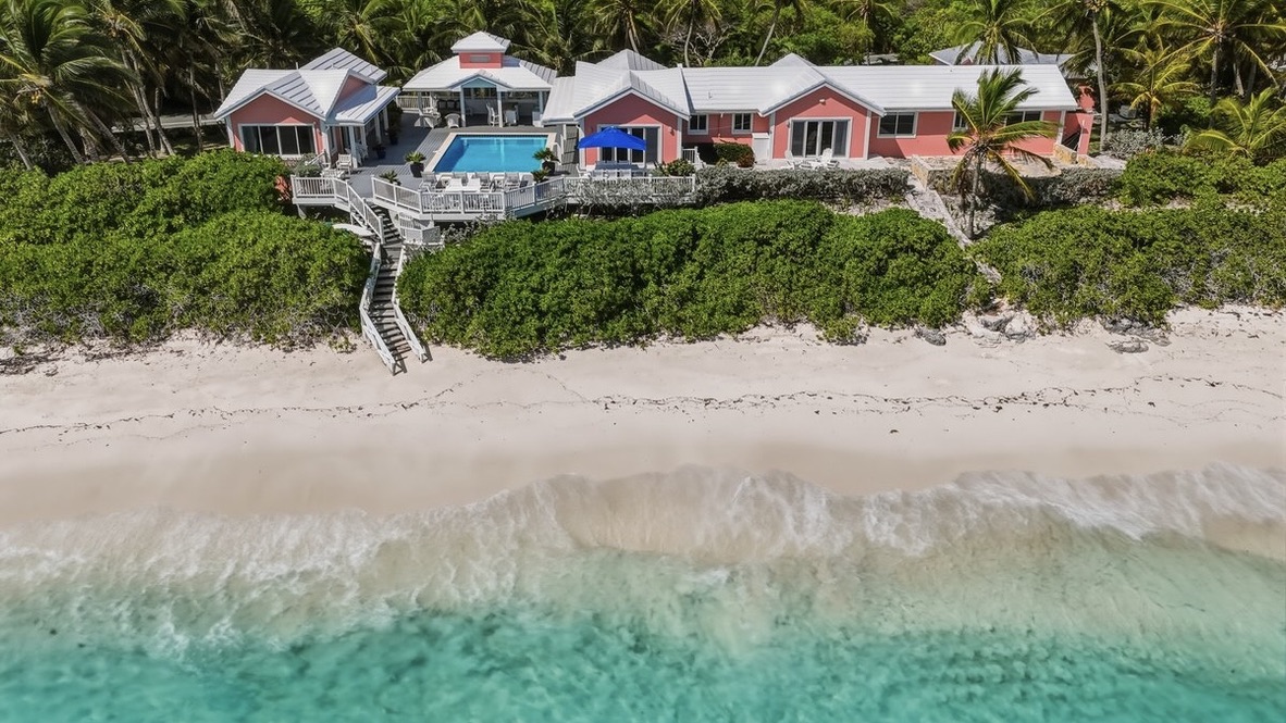Four Winds Exuma Bahamas Beachfront Home